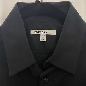 Express black 1MX dress shirt small